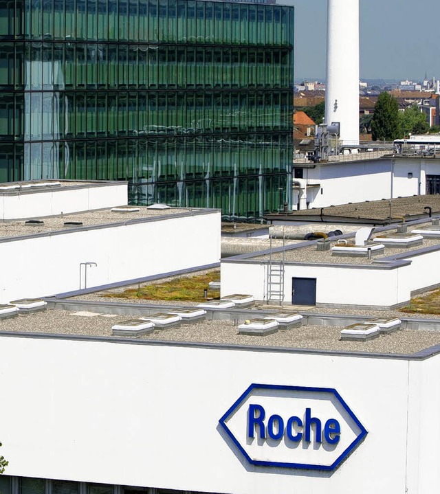 Roche erweitert den Standort Basel im ...nzern dort mit Neubauten in die Hhe.   | Foto: Roche