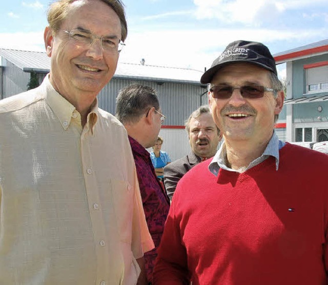 Dietmar Fischer vom Gewerbeverein Efri...-Messe halten viel von Kooperationen.   | Foto: Langelott