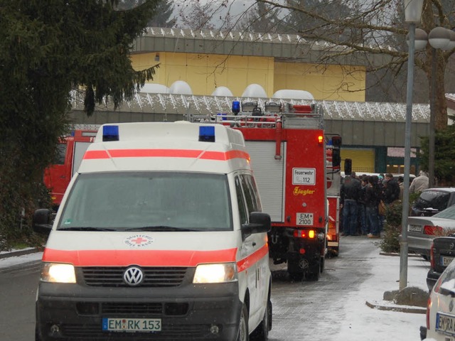 Kein technischer Defekt an den Siemens...Grund fr diesen Einsatz  an den GHSE.  | Foto: hans-jrgen trul