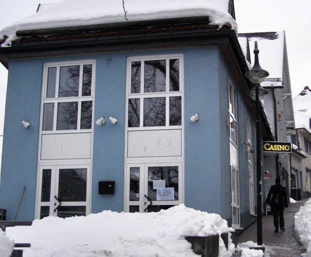 Der ehemalige Salon am Pfauenbuckel steht leer.    | Foto: liane schilling