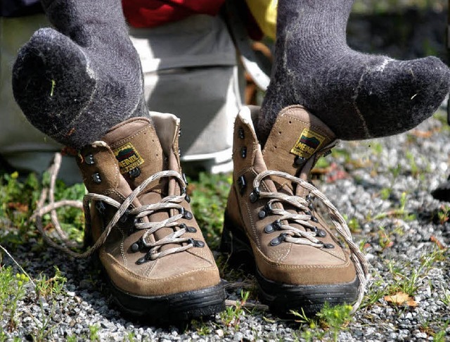 Pausen drfen sich die Wanderer erlaub...wieder etliche Kilometer zurcklegen.   | Foto: ddp