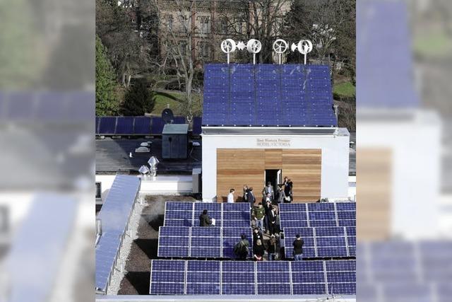 Klimafreundliche Zimmer und ein Energiedachgarten