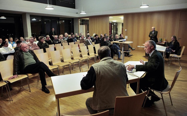 Thomas Schoen-Blum, Suchtbeauftragter ...links) stellten sich der Diskussion.    | Foto: Christoph Breithaupt