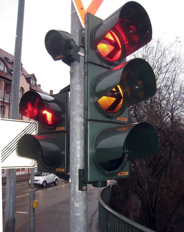 Rund 15000 Euro stehen jhrlich fr di...dtischen Ampelanlagen zur Verfgung.   | Foto: Seller