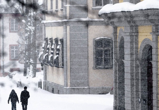 Der Schnee verdeckt derzeit viel in St...h am Kolleg soll  aufgeklrt werden.    | Foto: DDP