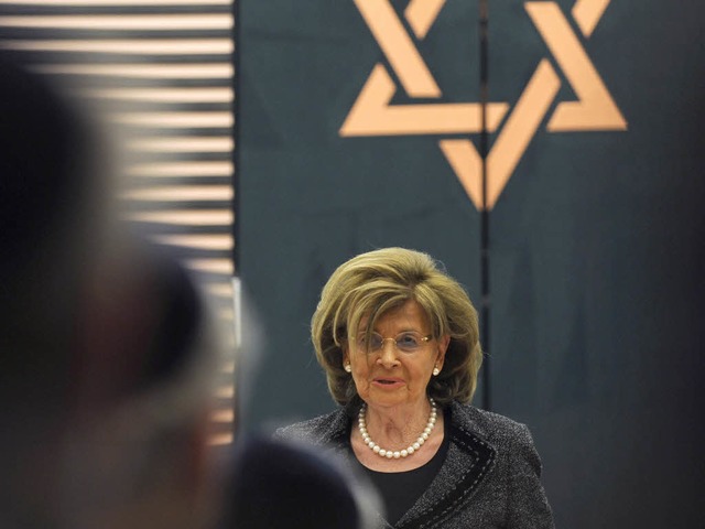 Charlotte Knobloch, Prsidentin des Zentralrats der Juden in Deutschland.  | Foto: dpa
