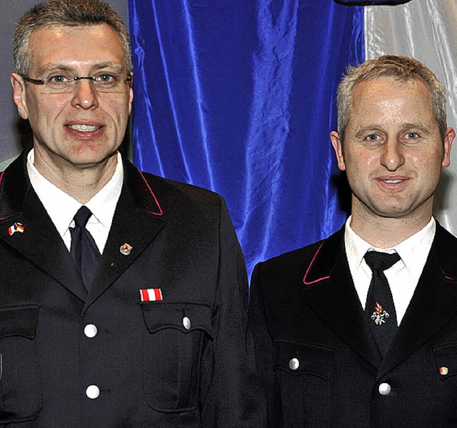 Wechsel bei der Feuerwehr:  Michael St...ufgegeben hat,  als Gesamtkommandant.   | Foto: V. Mnch