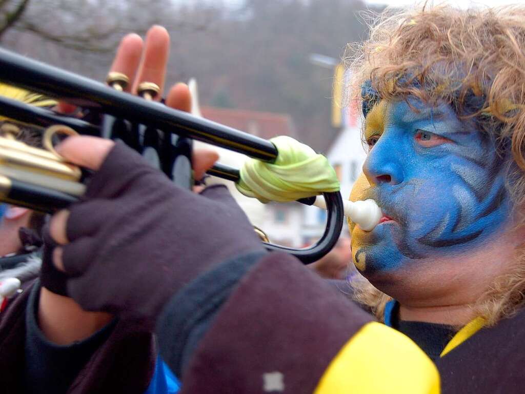 Ein Narrenfestival feierte Schwrstadt am Sonntag beim 44. Narrentreffen der Vereinigung Hochrheinischer Narrenznfte.