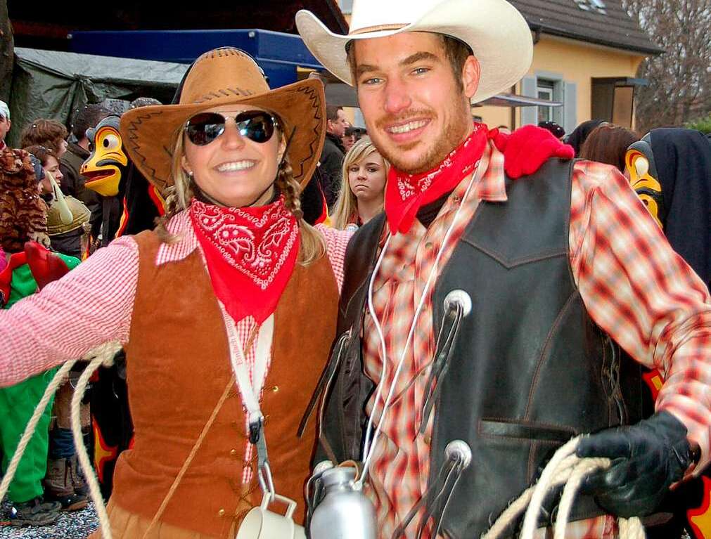 komm hol das Lasso raus: Cowgirl und Cowboy aus Gottenheim