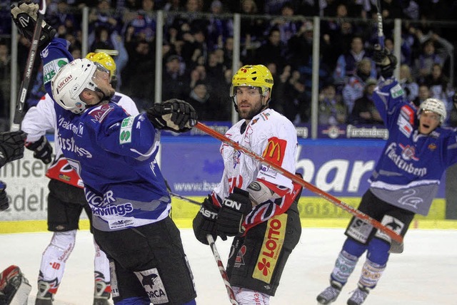 Vllig losgelst: SERC-Crack Ryan Gauc... Wings im Heimspiel gegen Bremerhaven.  | Foto: Dieter Reinhardt