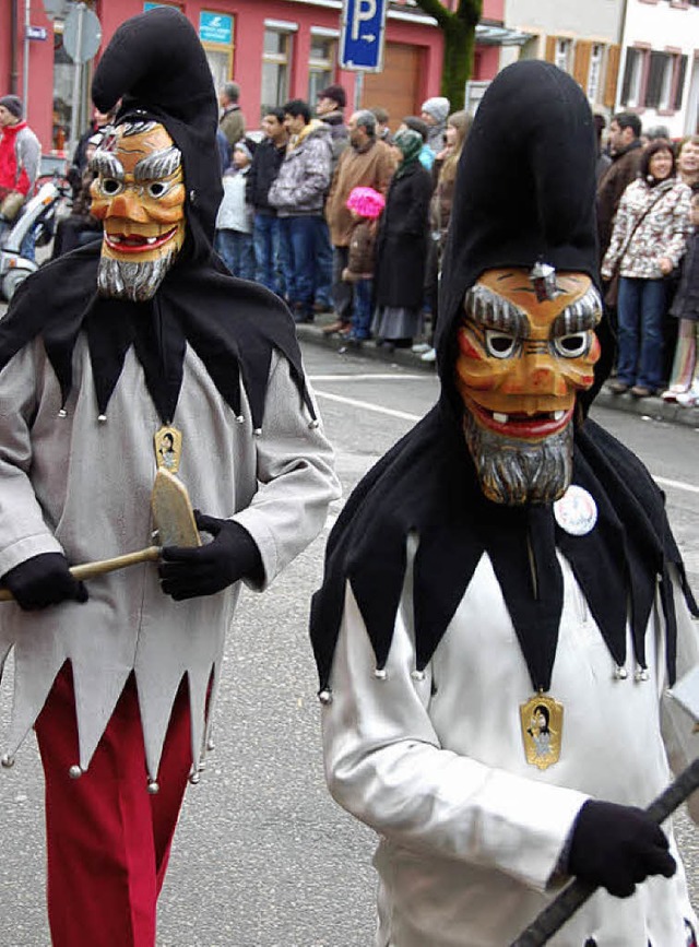 Schn, aber auch nicht ganz billig: Da...e Maske der Bleibacher Silberklopfer.   | Foto: Sylvia Timm