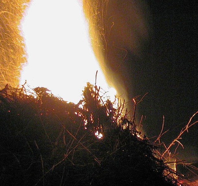 berall wird jetzt Holz fr die Fasnachtsfeuer gesammelt.    | Foto: Privat