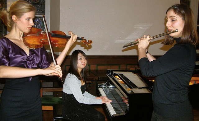 Kammermusik in reizvoller Besetzung br... Noda, im Alten Schloss Wehr zu Gehr.  | Foto: roswitha frey