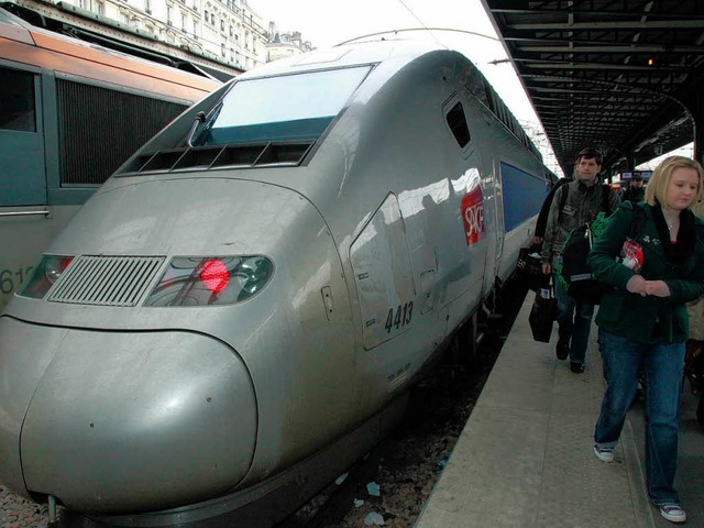 Morgens mit dem TGV nach Paris, abends...iburg: Ende 2012 soll es so weit sein.  | Foto: Alexandra Sillgitt