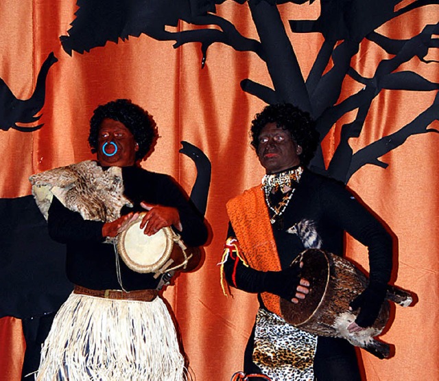 Die Forchheimer Hallenfasnet stand ganz im Zeichen von Afrika.  | Foto: Roland Vitt