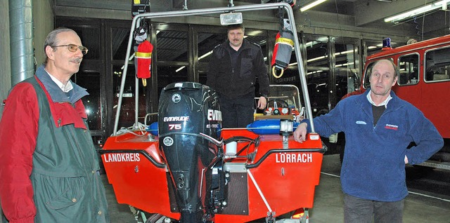 Bei der offiziellen bergabe des neuen...amigen Betrieb in Herten (von links).   | Foto: heinz Vollmar