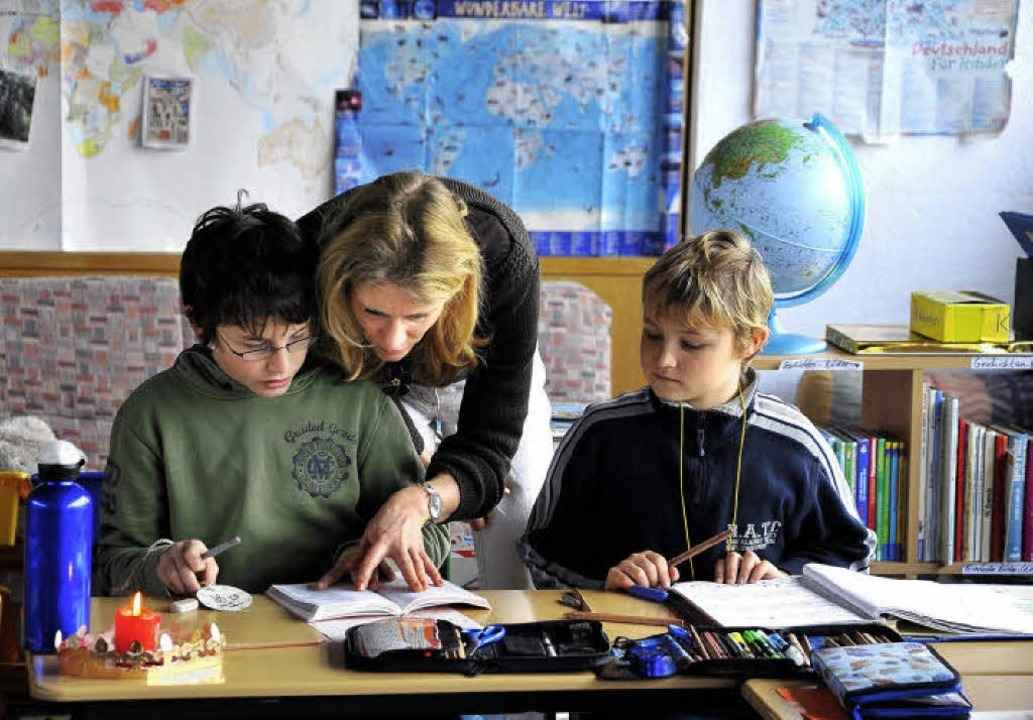 Die Schule als anstrengende Bergtour: ... will jedem Sch�ler eine Chance geben.  | Foto: Thomas Kunz