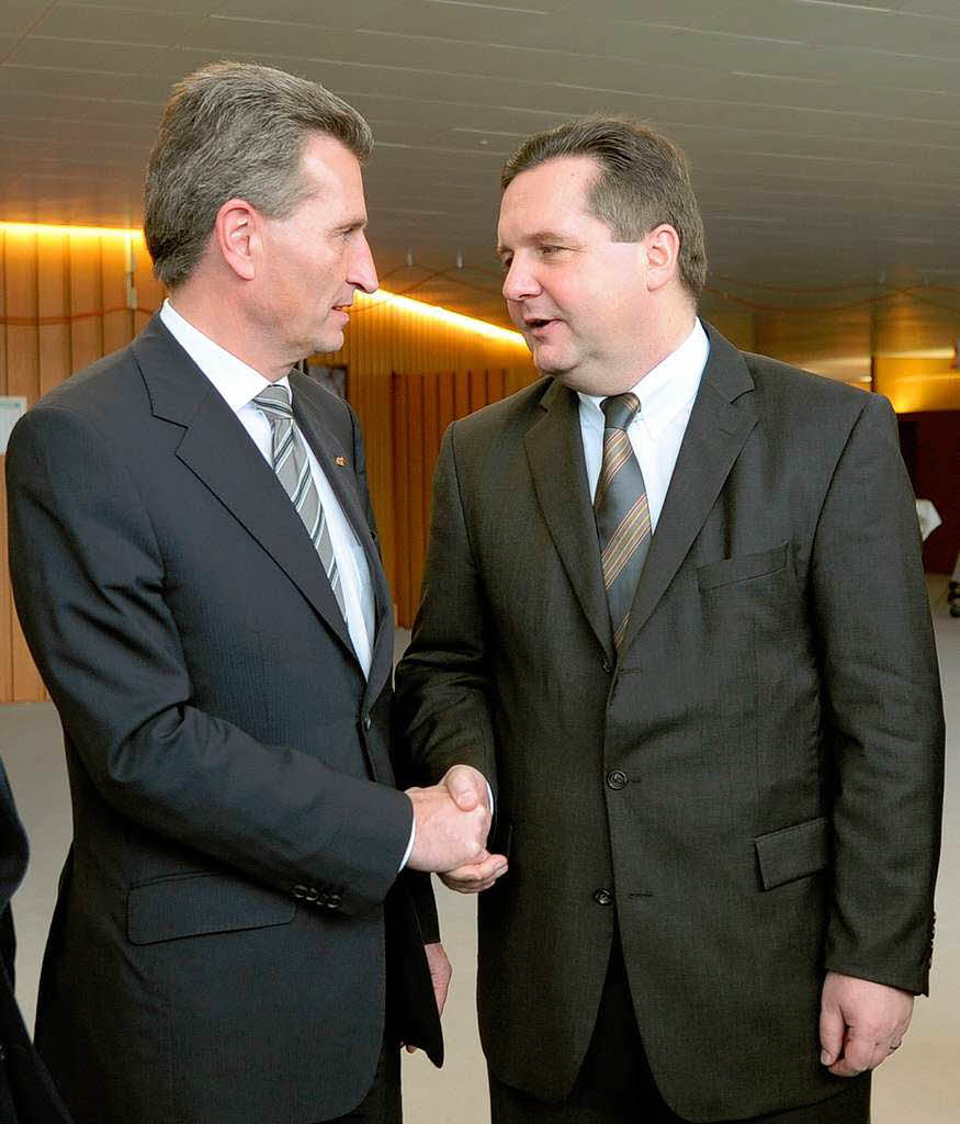 Gnther Oettinger und Stefan Mappus