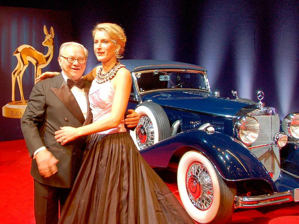 Hubert Burda mit Ehefrau Maria Furtwngler bei der  Bambi-Verleihung 2008 in Offenburg.