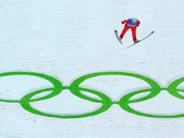 Martin Schmitt trainiert fr die Olympischen Spiele im kanadischen Whistler.  | Foto: dpa