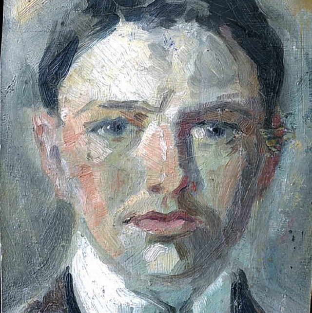 August Macke (1887-1914): Studie zu einem Selbstbildnis   | Foto: Th.<ZAM-BlindTextAus></ZAM-BlindTextAus> kunz
