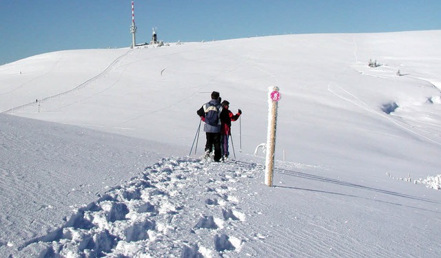 Wintervergngen: Auf Schneeschuhen durch den Schnee stapfen    | Foto: privat