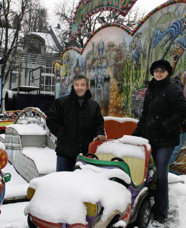 Fr eine &#8222;Traumreise&#8220;, so ...und  Marktmeisterin Mireille Schleith   | Foto: Igor Schindler