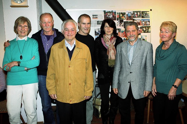 Zahlreiche  Ehrungen  gab es beim TC  ...ller, Dieter Schempp und Ursula Feil.   | Foto: Heiner  Fabry