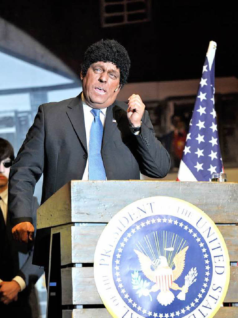 Holger Lauer als Mister Barack Obama