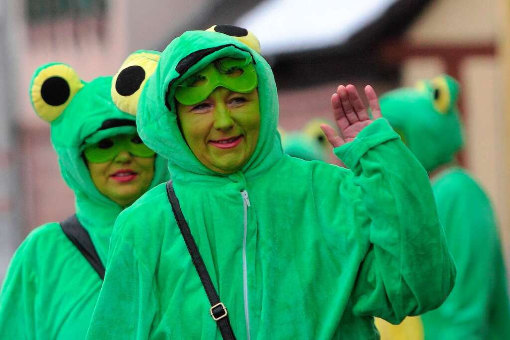 Umzug in Bleichheim: Kleine Grne Mnnchen im hinteren Bleichtal.