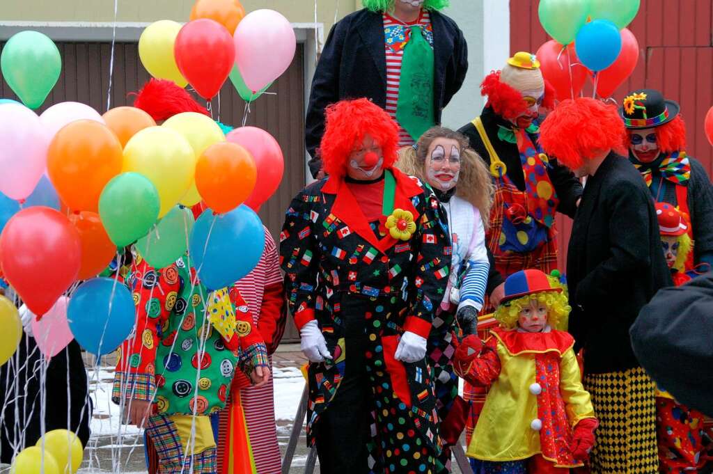 Kenzinger Umzug: Clowns