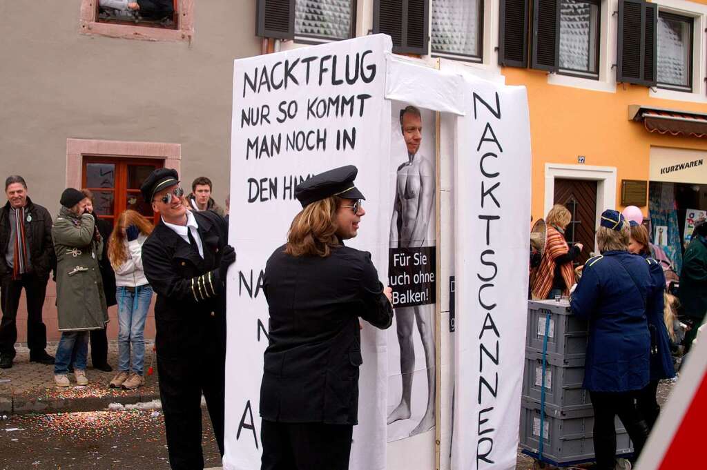 Kenzinger Umzug: Nacktscanner