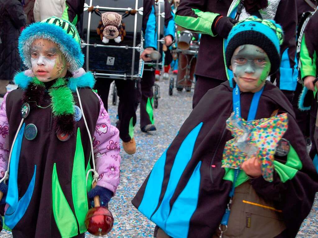 Impressionen vom groen Fasnachtssonntagsumzug beider Basel.