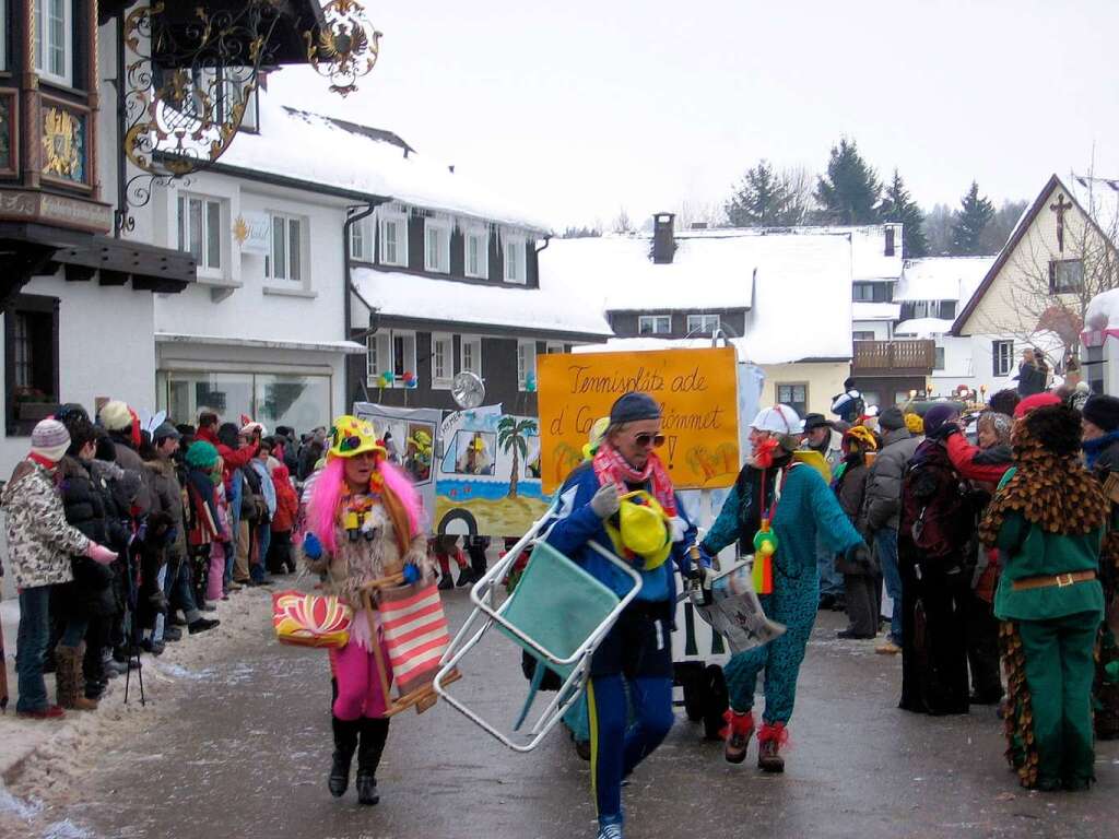 Impressionen vom Fasnachtsumzug in Husern.