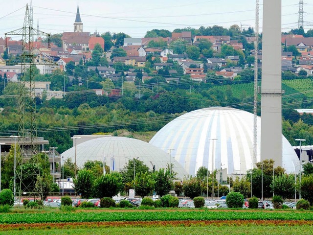 Stein des Anstoes: Das AKW Neckarwestheim.  | Foto: dpa