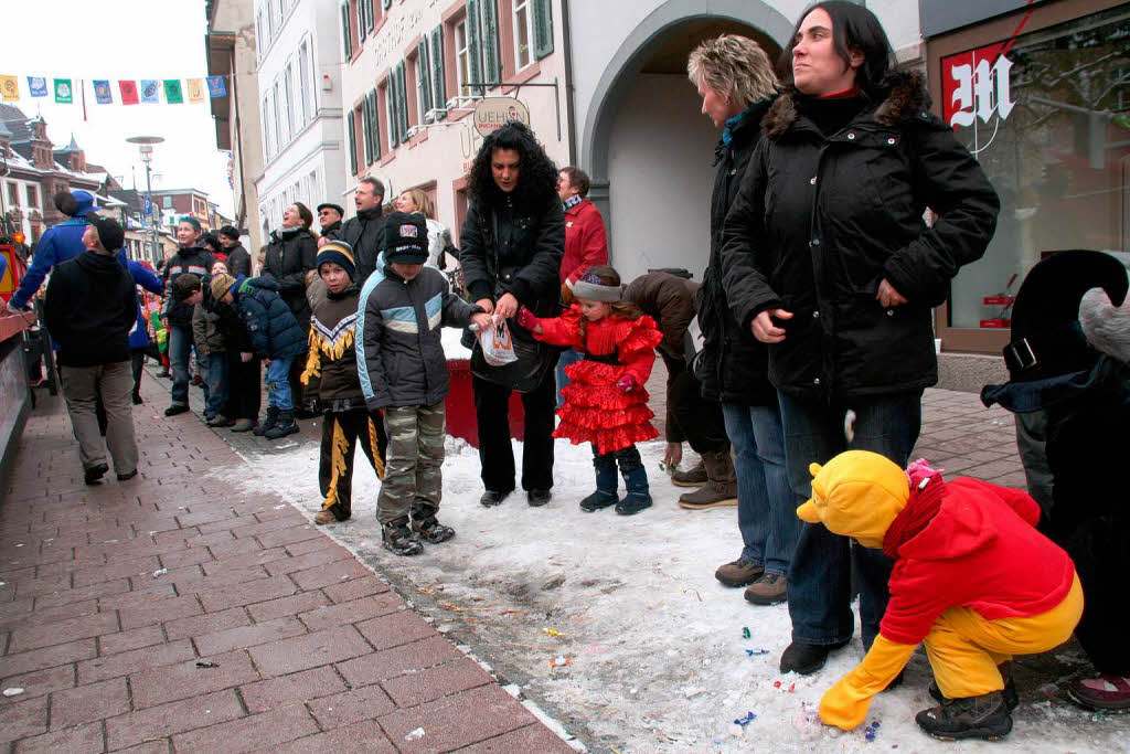 Kinderfasnacht in Schopfheim:  Jede Menge Ses war  zu holen