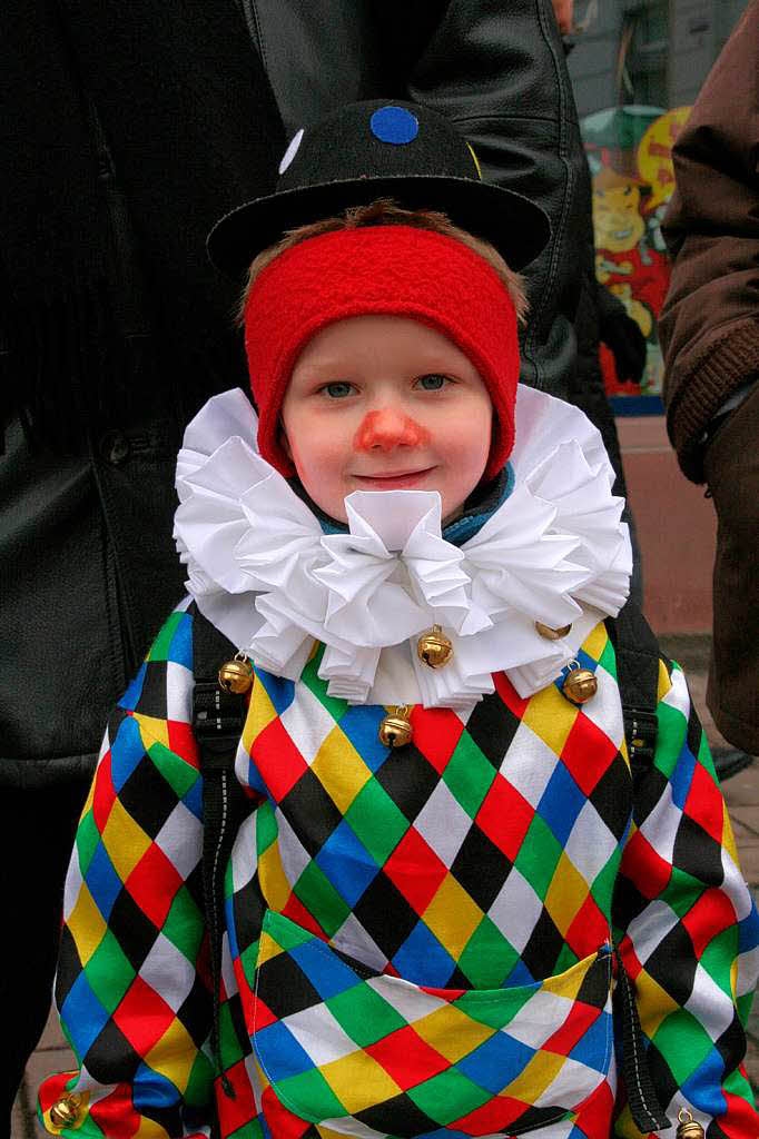 Kinderfasnacht in Schopfheim:  Ein kleiner Clown