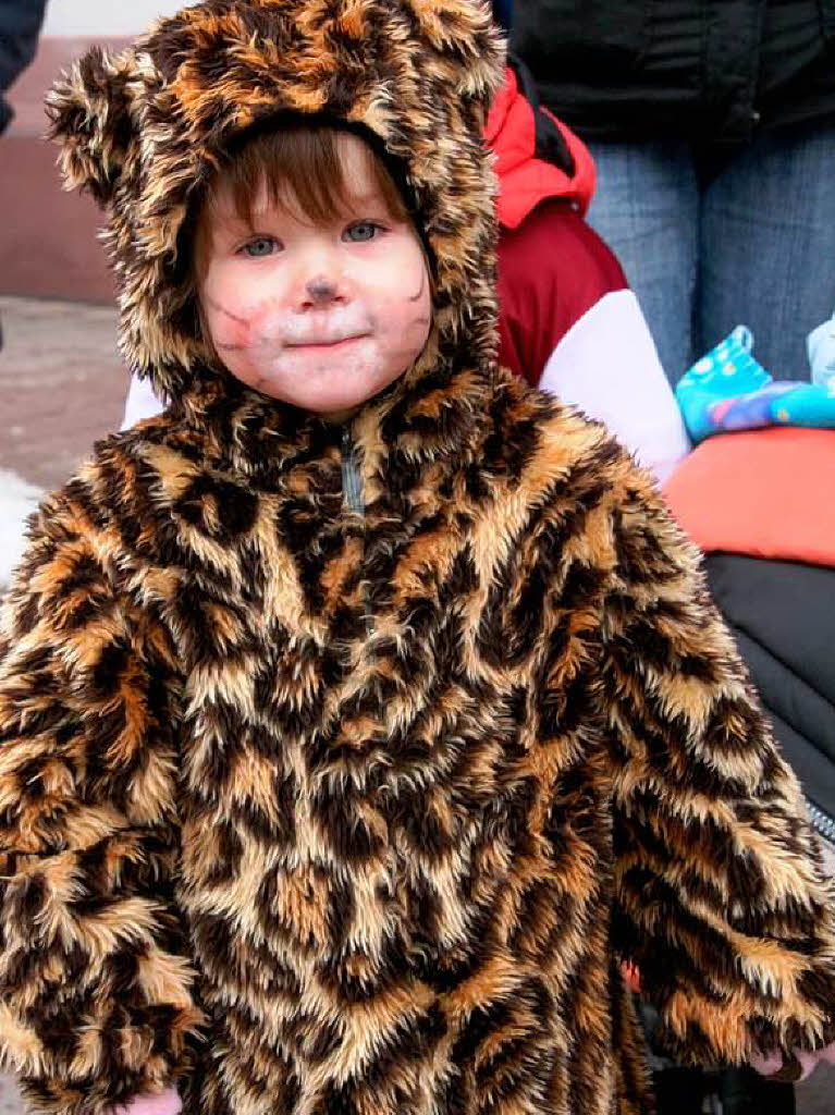 Kinderfasnacht in Schopfheim:  Und noch ein kleines „Raubtier“