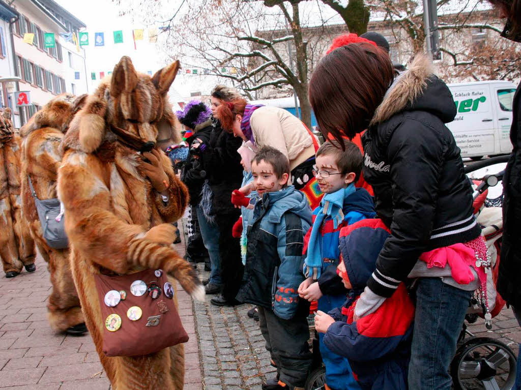 Kinderfasnacht in Schopfheim:  Nett waren die Hstrger