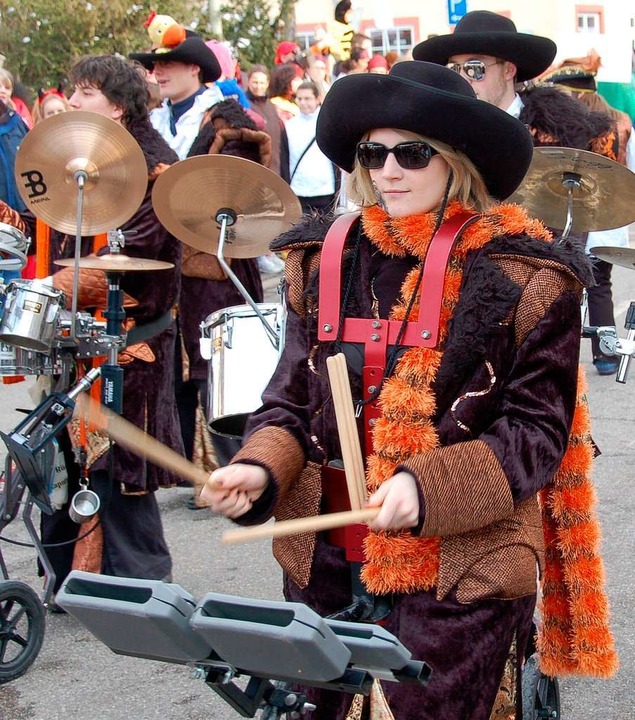 Fr die richtigen oder vielmehr schrg...ggemusik &#8222;Schrg un lutt&#8220;.  | Foto: Senastian Ehret
