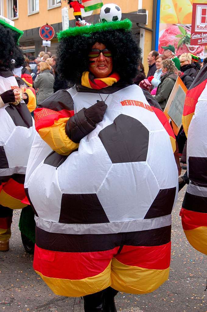 Impressionen vom Fasnachtsmntigumzug 2010 in Bad Sckingen