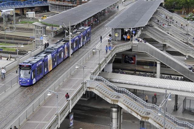 Schlgerei auf der Stadtbahnbrcke