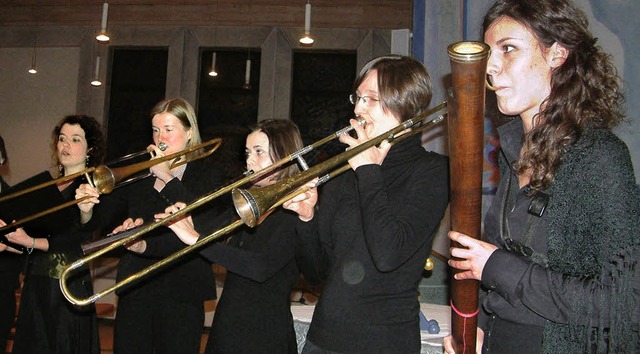 Das junge Ensemble &#8222;Concerto Scirocco&#8220;  in Weil am Rhein   | Foto: R. Frey