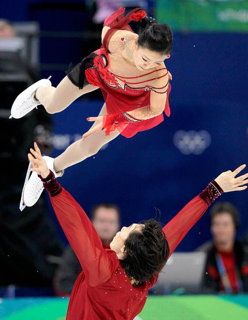 Qing Pang und Jian Tong: Ein weiteres chinesisches Paar, das Edelmetall holte – nmlich Silber.