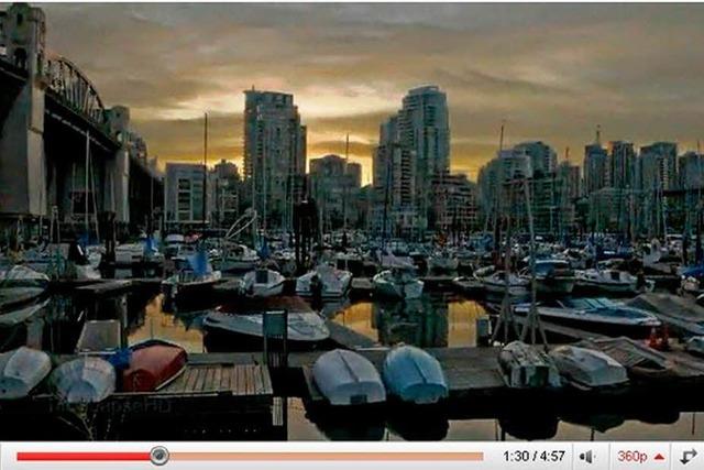 Ein Zeitraffer-Video über Vancouver
