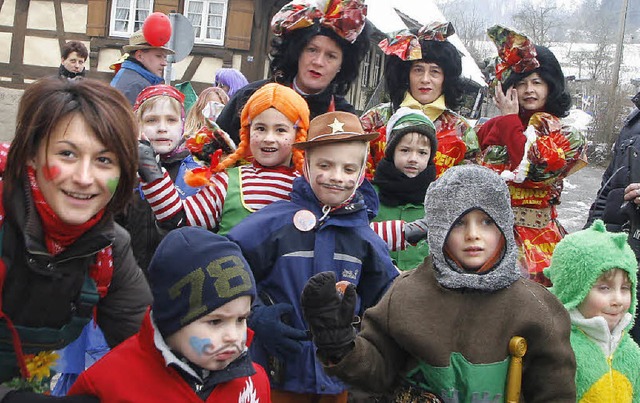 Kinder, Kinder, ist das eine tolle Fasent.   | Foto: Heidi Fssel