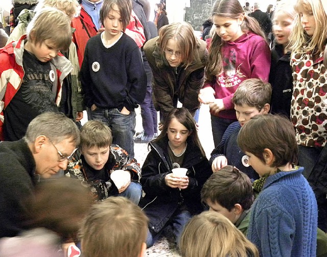 An der &#8222;Kinderuni&#8220; macht Lernen  Spa.   | Foto: APE