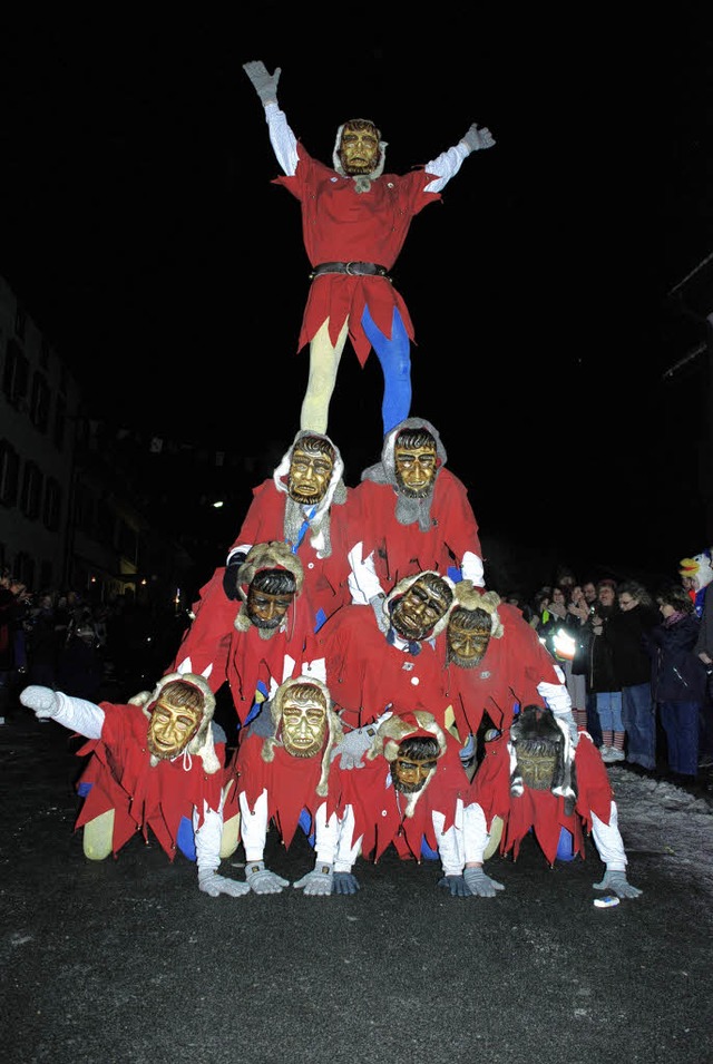 Das  DRK  Maulburg-Wiesental   half au... Pyramide am Sprunggelenk verletzte.    | Foto: Maja Tolsdorf