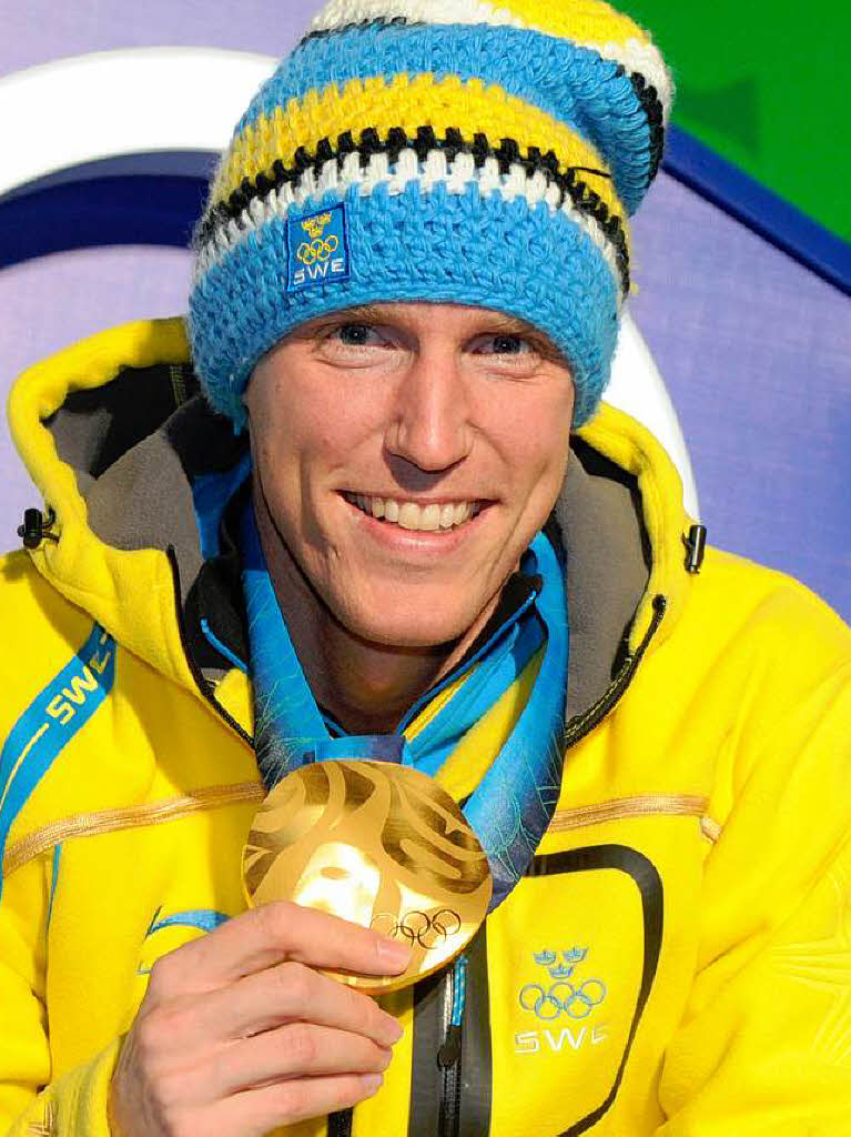 Alter Schwede! Gold fr Bjrn Ferry im Biathlon.