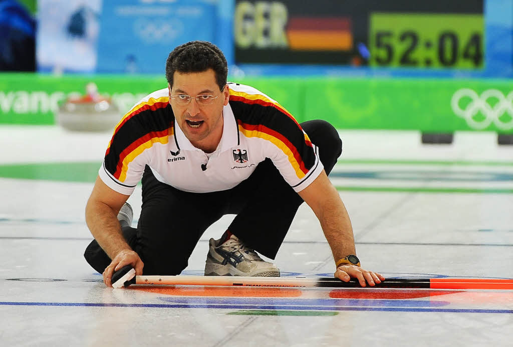 Die deutschen Curler um Andy Kapp hatten gegen das Topteam von Kanada keine Chance.